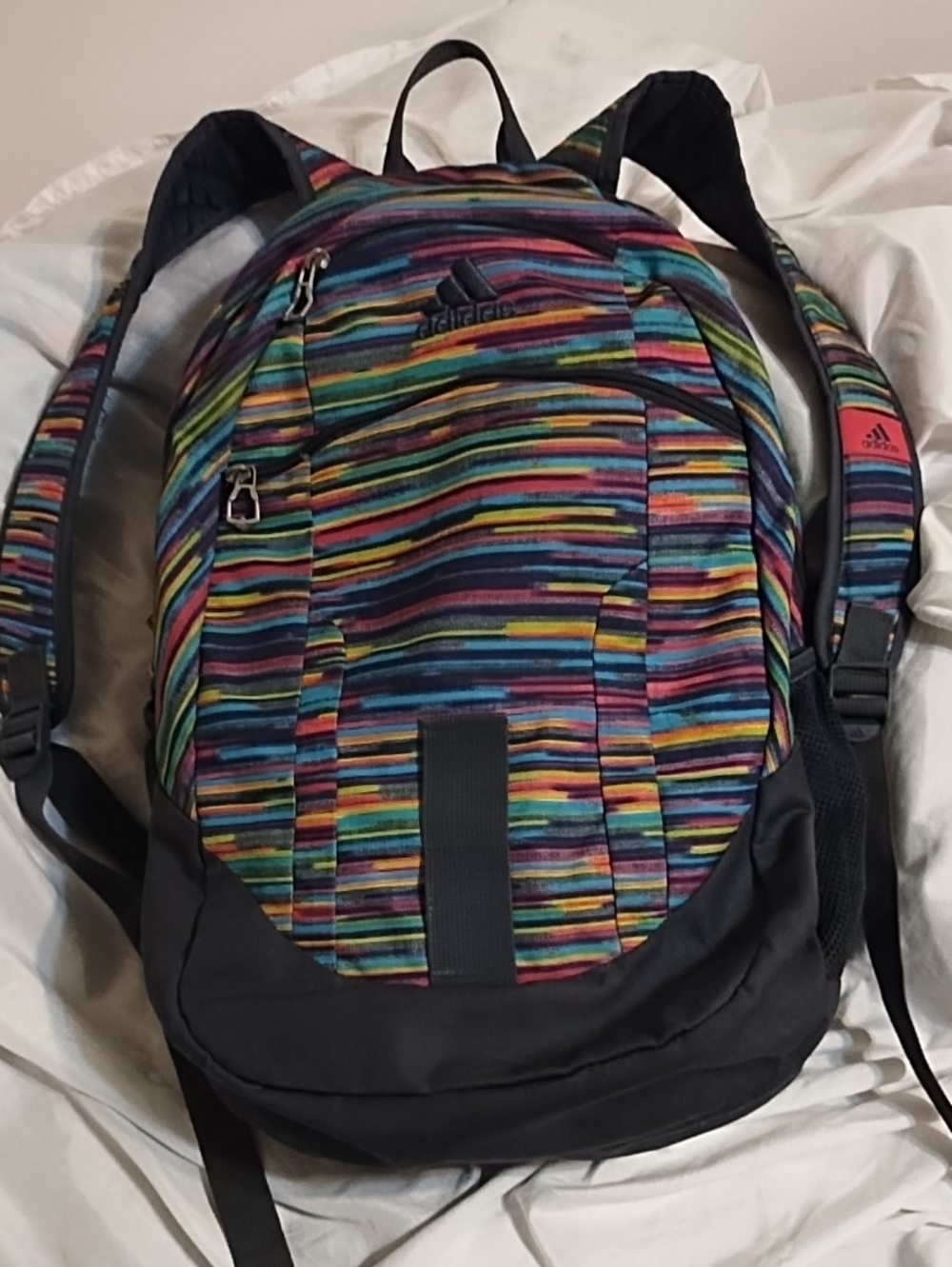 adidas Multicolor Stripe Kids Backpack
